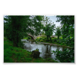 Foto Rio Elwy sereno e Ponte de São Asafo