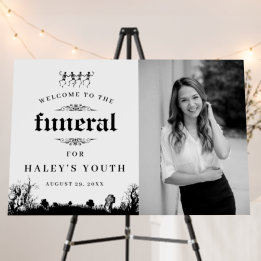Foto RIP Vinte Caveira Goth 30 Aniversário Funeral