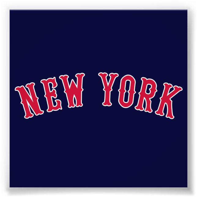 Foto Rivais de Nova Iorque versus Boston (Frente)