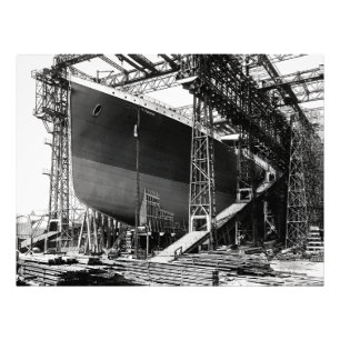 Foto RMS TITANIC Built in Drydock - Belfast 1911