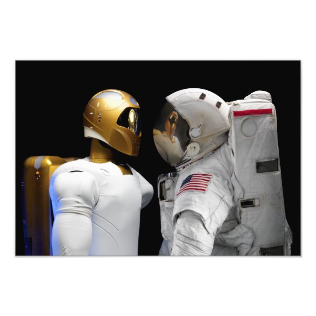 Foto Robonaut 2, um hel astronauta humanoide com destre (Frente)