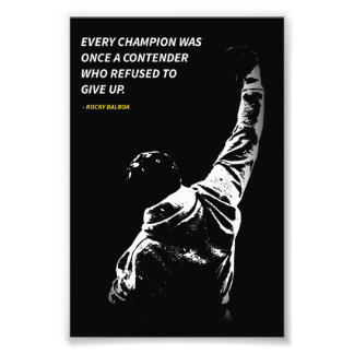 Foto Rocky Balboa quotes Photo Enlargement