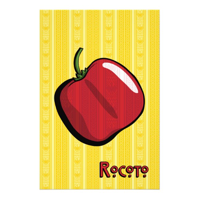 Foto Rocoto Chili Pepper Art Impressão (Frente)