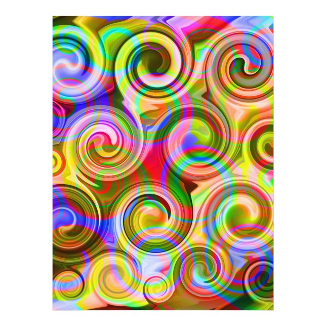 Foto Rolar Pastel abstrato geométrico   (Frente)