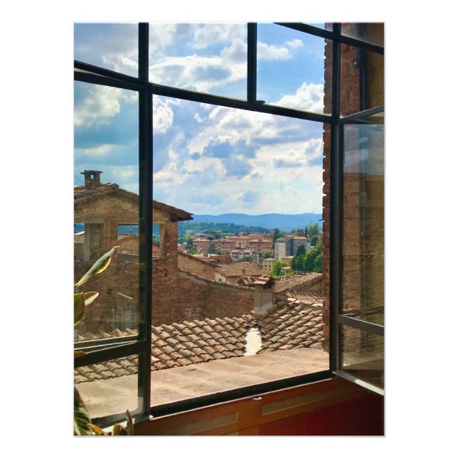 Foto Rooftop View out the Window in Siena, Itália (Frente)