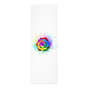 Foto Rosa de arco-íris colorido