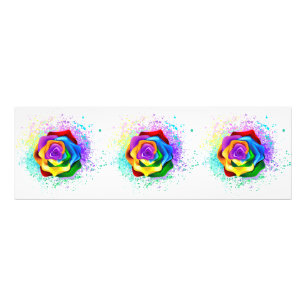 Foto Rosa de arco-íris colorido