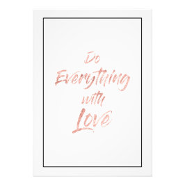 Foto Rosa Dourado - Faça tudo com Impressão de amor