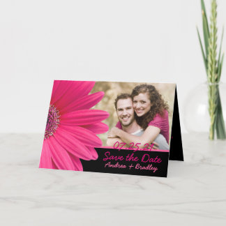 Foto rosa Gerbera Daisy Salvar Cartão de Data