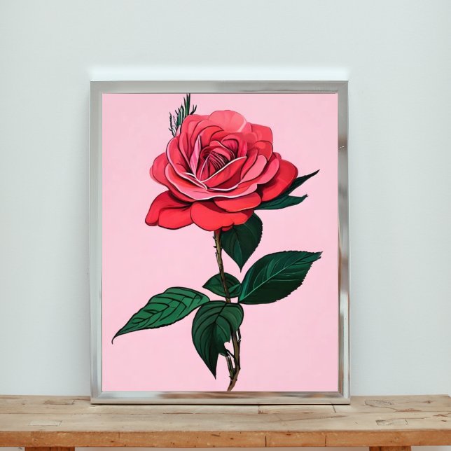 Foto Rosa vermelha romântica (Criador carregado)