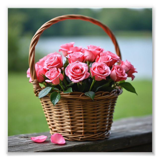 Foto rosas rosa lindas (Frente)