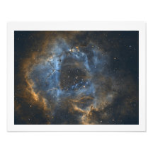 Rosette Nebula com Fronteira por Eric Dreher