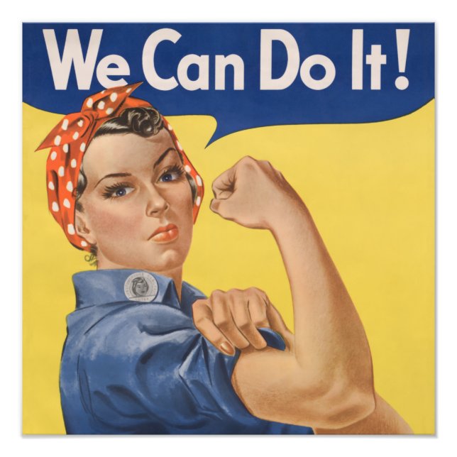 Foto Rosie the Riveter: Forte Empoderamento feminino (Frente)