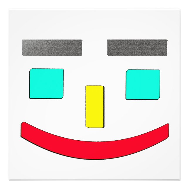 Foto "Rosto Feliz" Design. Comprar Agora (Frente)