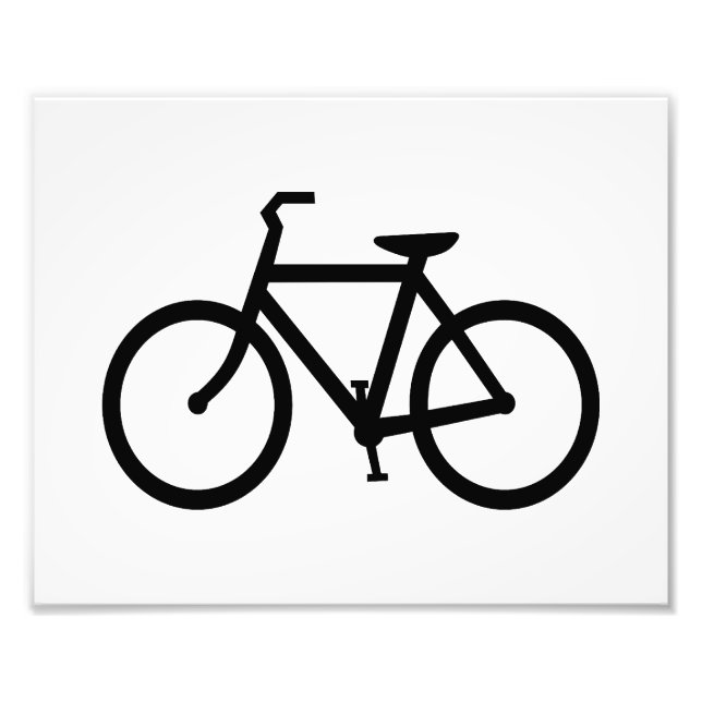 Foto Rota de Bicicleta Negra (Frente)