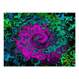 Foto Roteiro de Arte Líquida Magenta Magenta-Abstrato