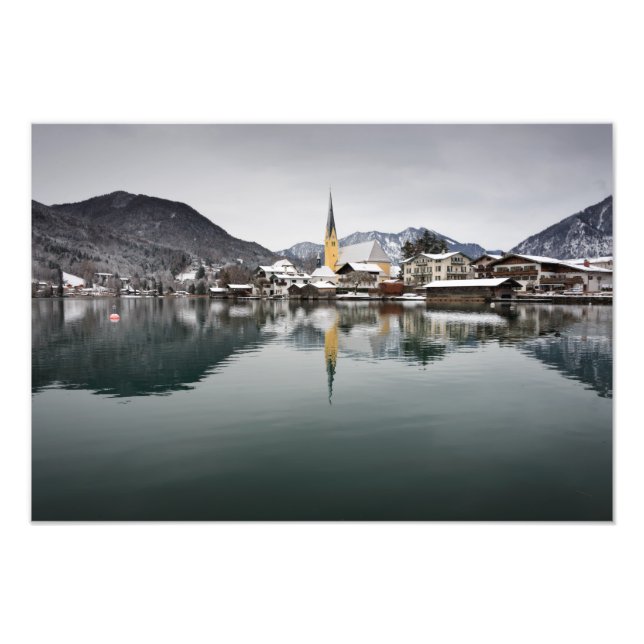 Foto Rottach-Egern no Tegernsee, Baviera no inverno (Frente)