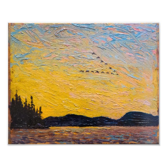 Foto Round Lake Mud Bay | Tom Thomson | (Frente)