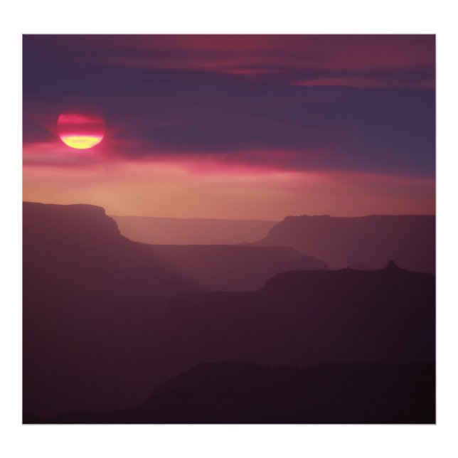 Foto Roxo Haze sobre o Grand Canyon (Frente)