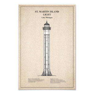 Foto Rua. Farol Martin Island - Michigan - SBD