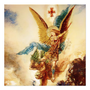 Foto "Rua Micheal Vanquishing Satã", por Gustave Morea