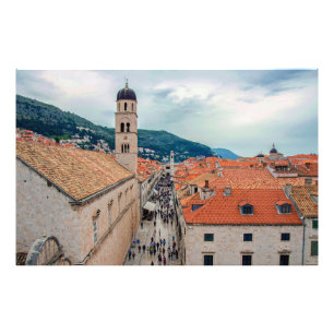 Foto Rua principal de Dubrovnik, Croácia