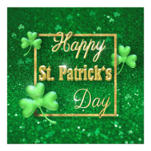 Foto Ruas, Shamrock Dourado no Dia de Patrick
