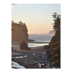 Foto Ruby Beach, 18x24, no oceano Pacífico