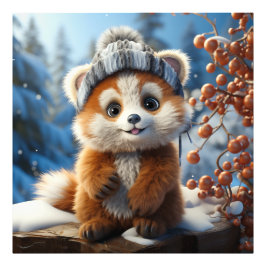 Foto Rufus - Um adorável panda vermelho