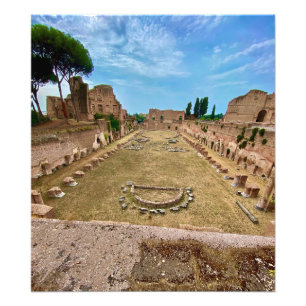 Foto Ruínas do Estádio Palatine em Roma, Itália