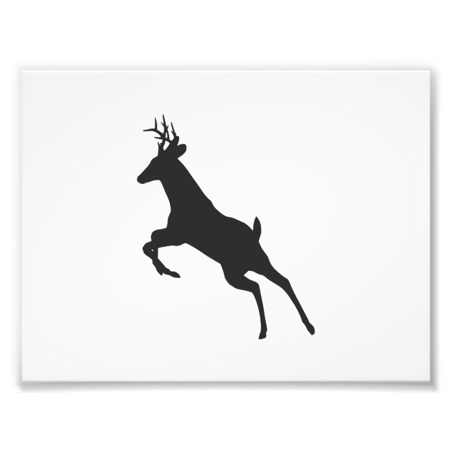 Foto Running Reindeer Silhouette (Frente)