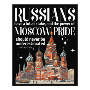 Foto Russos e orgulho de Moscou