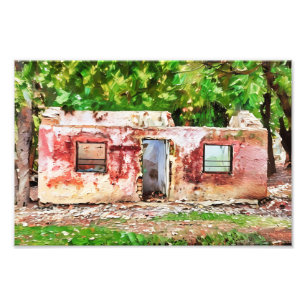 Foto Rustic Abandonou House Em Meio À Floresta Verde