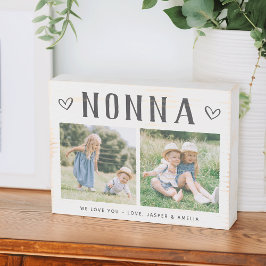 Foto Rustic Personalized Nonna Grandma 2