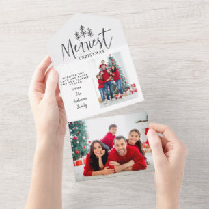 Foto rústica da árvore de Natal moderna - Todos em