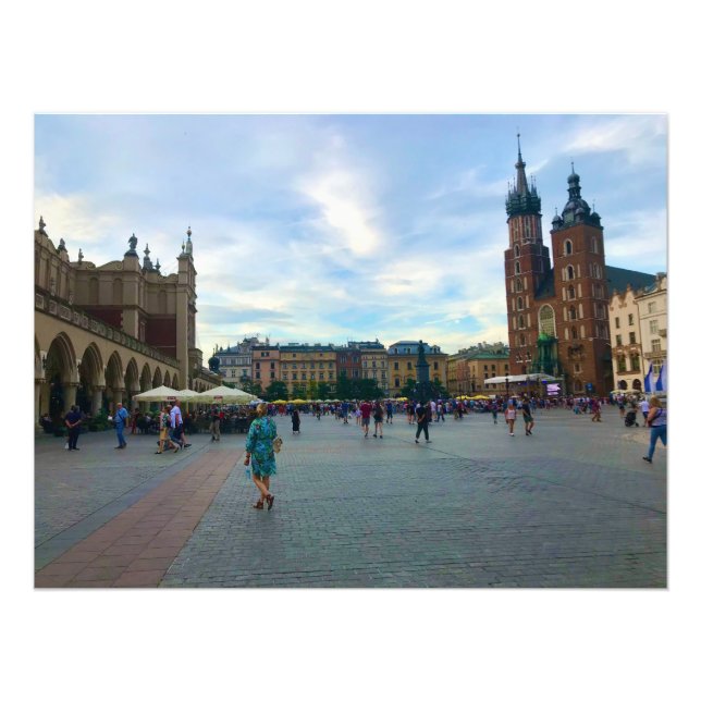 Foto Rynek Główny - Praça da Cidade em Cracóvia, Polôni (Frente)