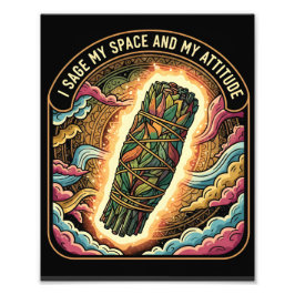 Foto Sage My Space and My Attitude Smudging Cleansing