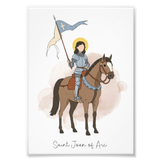Foto Saint Joan of Arc, Catholic Saint Photo Print