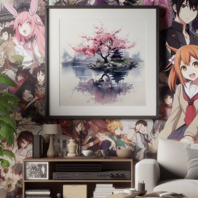 Foto Sakura Blooming sobre o Lago (Criador carregado)