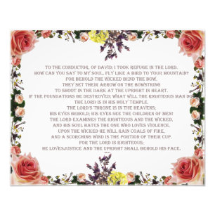 Foto Salmo 11, O Senhor Adorava Justiça,