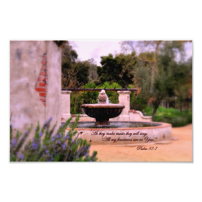 Foto Salmo 87:7 Enquanto fazem música, cantarão (Frente)