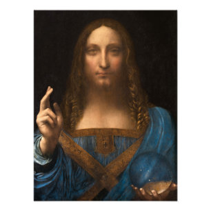 Foto Salvator Mundi por Leonardo da Vinci