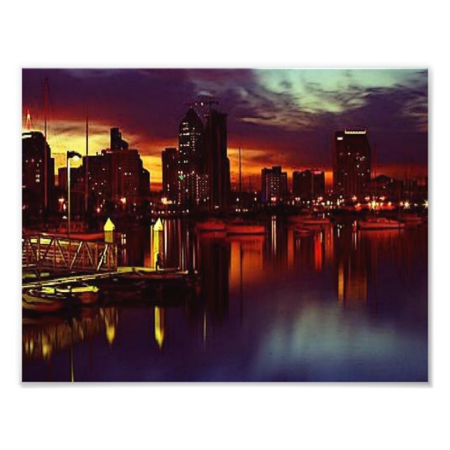 Foto San Diego Sunset Skyline (Frente)