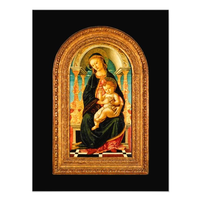 Foto Sandro Botticelli Madonna e Child c 1470 (Frente)