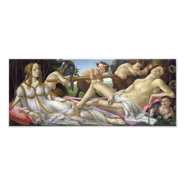 Foto Sandro Botticelli - Vênus e Marte (Frente)
