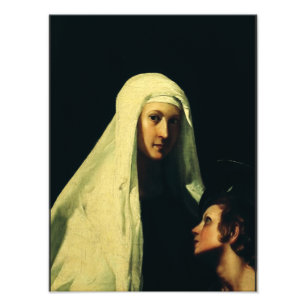 Foto Santa Francisca de Roma Anjo Guardião Arte Fina