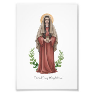 Foto Santa Maria Madalena, Impressão Católica de Santo