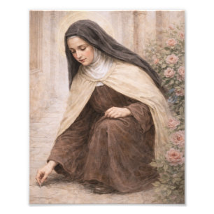 Foto Santa Teresinha de Lisieux "Pequeno Caminho"