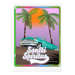 Foto santi spiritus poster de viagens de Cuba.