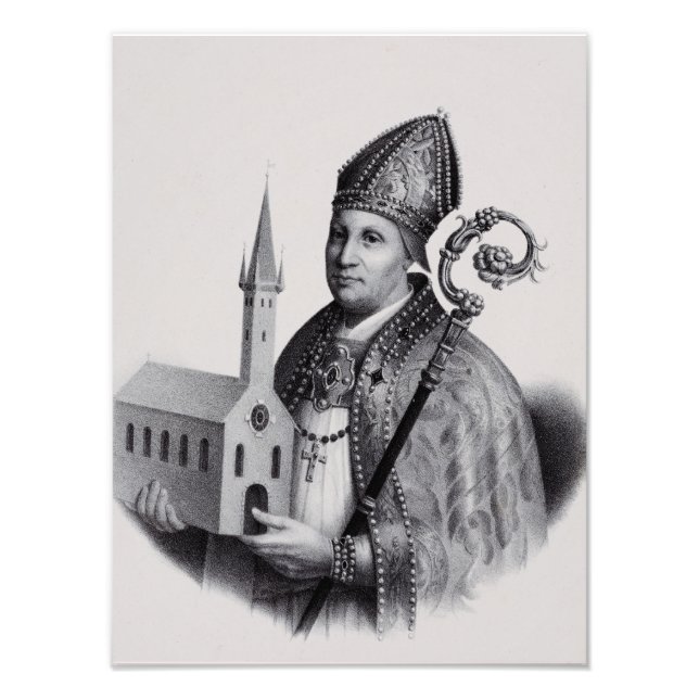 Foto Santo Ansgar Arcebispo e Apóstolo do Norte (Frente)